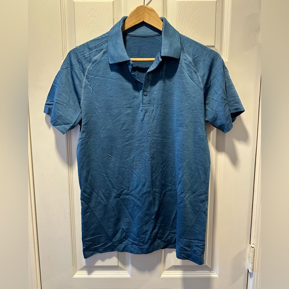 Lululemon Metal Vent Tech Polo - Blue - Size Small